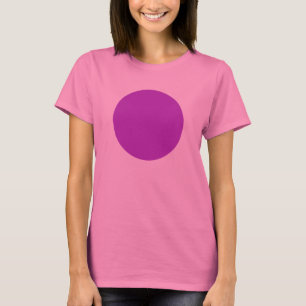 T-shirt Cercle simple - Violet majestueux