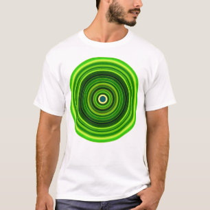 T-shirt Cercle vert géomagnétique Mandala-64555