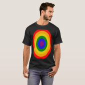 T-shirt Cercles arc-en-ciel (Devant entier)
