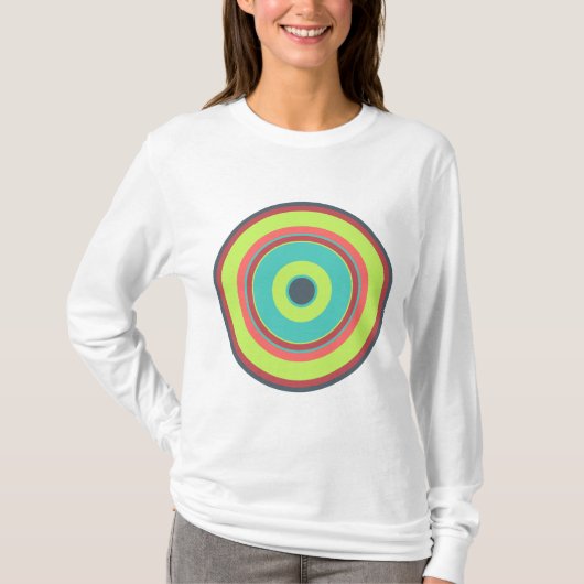 T-shirt Cercles colorés 04 (Devant)