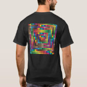 T-shirt cercles colorés sans couture (Dos)