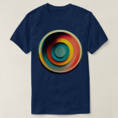 T-shirt Cercles concentrés peints 2 (Design devant)