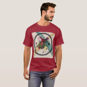 T-shirt Cercles dans un cercle - Kandinsky (Devant entier)