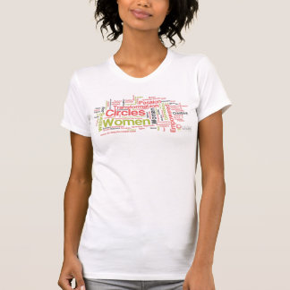 T-shirt Cercles d'art central du sud de mot de femmes