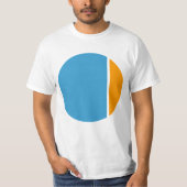T-shirt cercles de broyage de couleur (Devant)