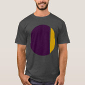 T-shirt cercles de broyage de couleur (Devant)