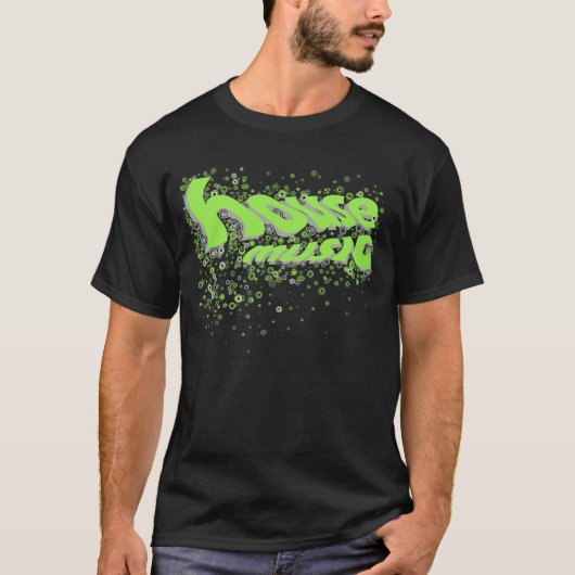 T-shirt Cercles de Chambre - vert/gris (Devant)