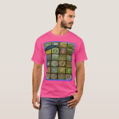 T-shirt Cercles de coupe (Devant entier)