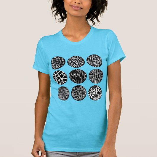 T-shirt Cercles décoratifs (Devant)