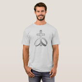 T-shirt Cercles et Croix mariages pour Mariage et Annivers (Devant entier)