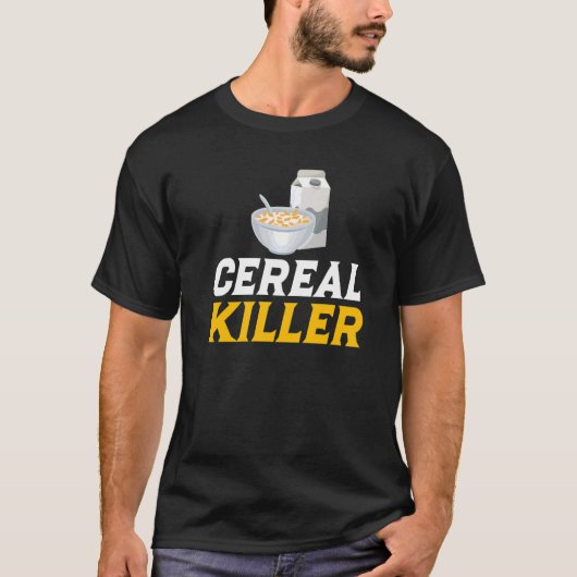 T-shirt Cereal Killer Breakfast (Devant)