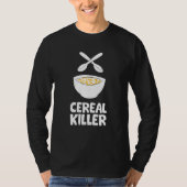T-shirt Cereal Killer Breakfast Cornflakes Cereal (Devant)