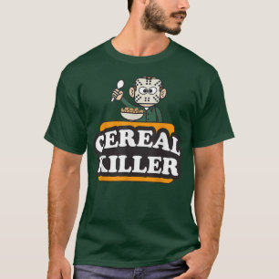T-shirt Céréale Killer Alimentation Pun Humour Costume drô