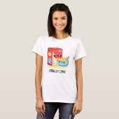 T-shirt Céréales Corny Funny Lait Céréal Pun (Devant entier)