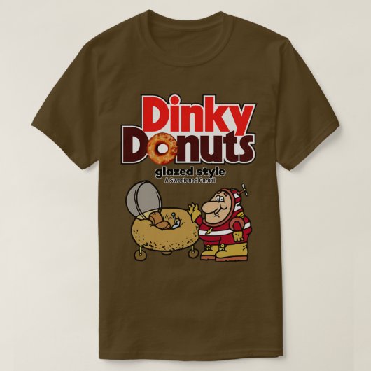 T-shirt Céréales de Donuts Dinky (Design devant)