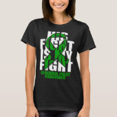 T-shirt Cerebral Palsy Caregiver Awareness Month Green Rib (Devant)