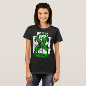 T-shirt Cerebral Palsy Caregiver Awareness Month Green Rib (Devant entier)