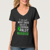 T-shirt Cerebral Palsy CP Awareness Most Warrior Survivor (Devant)