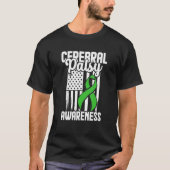 T-shirt Cérébral Palsy Cp Sensibilisation Surmonter Nous G (Devant)