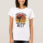 T-shirt Cerebros de Belleza y Un Cinturon Negro de Karate (Devant)