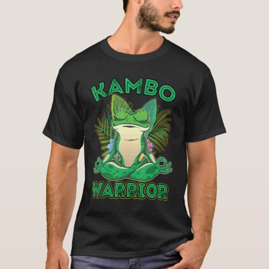T-shirt Cérémonie de la grenouille Kambo Warrior Médecine  (Devant)