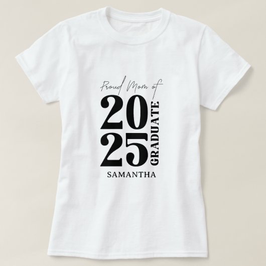 T-shirt Cérémonie de remise des diplômes de 2025 (Design devant)