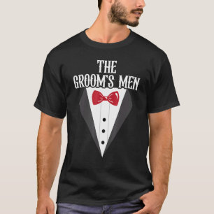 T-shirt Cérémonie des hommes de la mariée Équipe de marié 