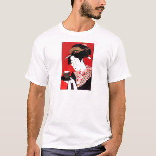 T-shirt Cérémonie japonaise du thé de dame Art Imprimer