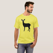 T-shirt Cerf avec phares - (Devant entier)