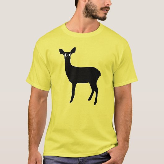 T-shirt Cerf avec phares - (Devant)