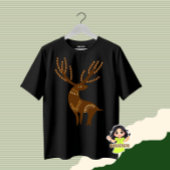 T-shirt Cerf Brown