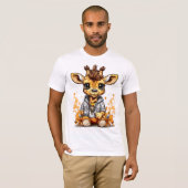 T-shirt Cerf dans la forêt (Devant entier)