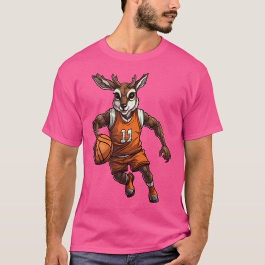 T-shirt Cerf de basket (Devant)