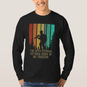 T-shirt Cerf de forme dans mon congélateur Humour de chas