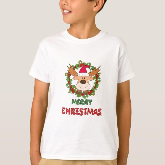 T-shirt Cerf de Noël (Devant)