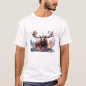 T-Shirt Cerf de Yellowstone (Devant)