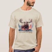 T-Shirt Cerf de Yellowstone (Devant)