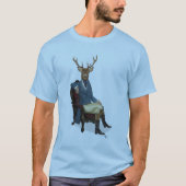 T-shirt Cerf distingué Full 3 (Devant)