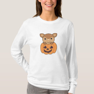 T-shirt Cerf En Citrouille Sweet Deer Happy Halloween