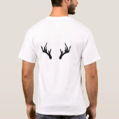 T-Shirt Cerf Et Bois (Dos)