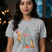 T-shirt Cerf et ours de Noël