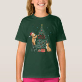 T-shirt Cerf et ours de Noël (Devant)