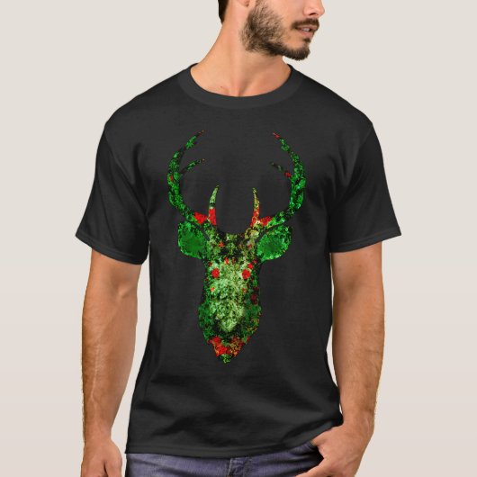 T-shirt Cerf floral (Devant)
