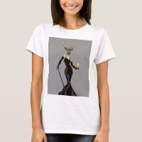 Cerf glamour en noir 2