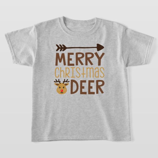 T-shirt Cerf Joyeux Noël (Poser)