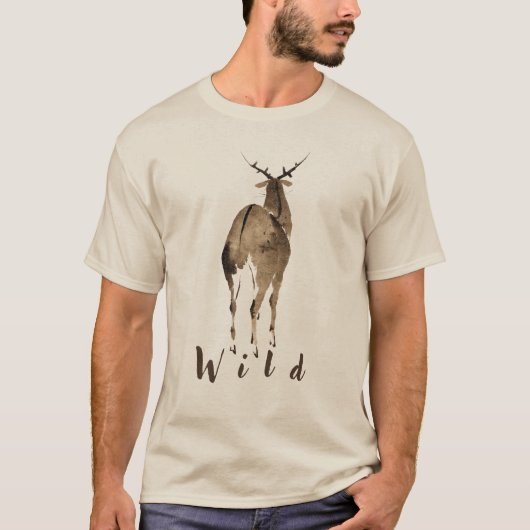 T-shirt Cerf sauvage (Devant)