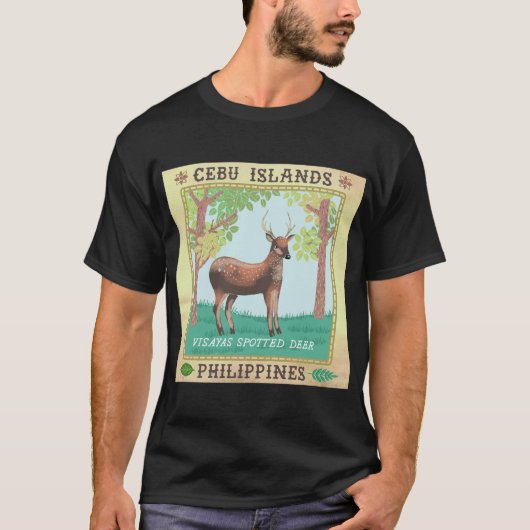 T-shirt Cerf visayen de Cebu (Devant)