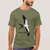 T-shirt Cerf-volant à queue avalée (version 3) (Devant)