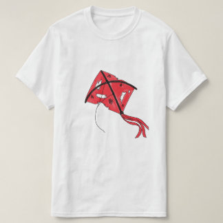 T-shirt Cerf-volant crevé et déchiqueté