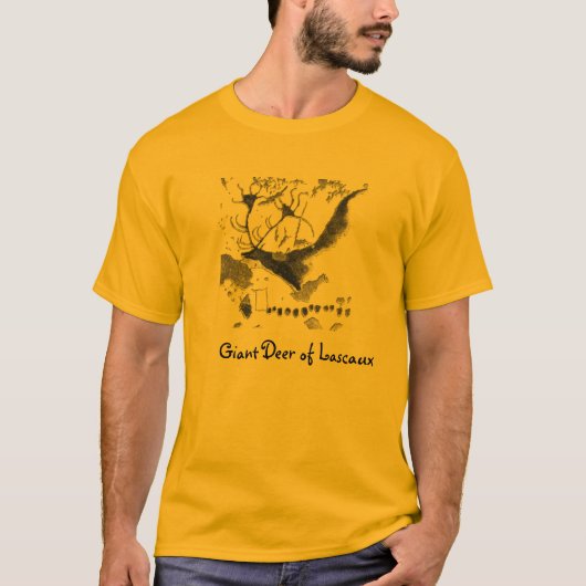 T-shirt Cerfs communs de géant de Lascaux (Devant)